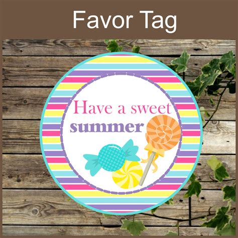 Have A Sweet Summer Printable Tag